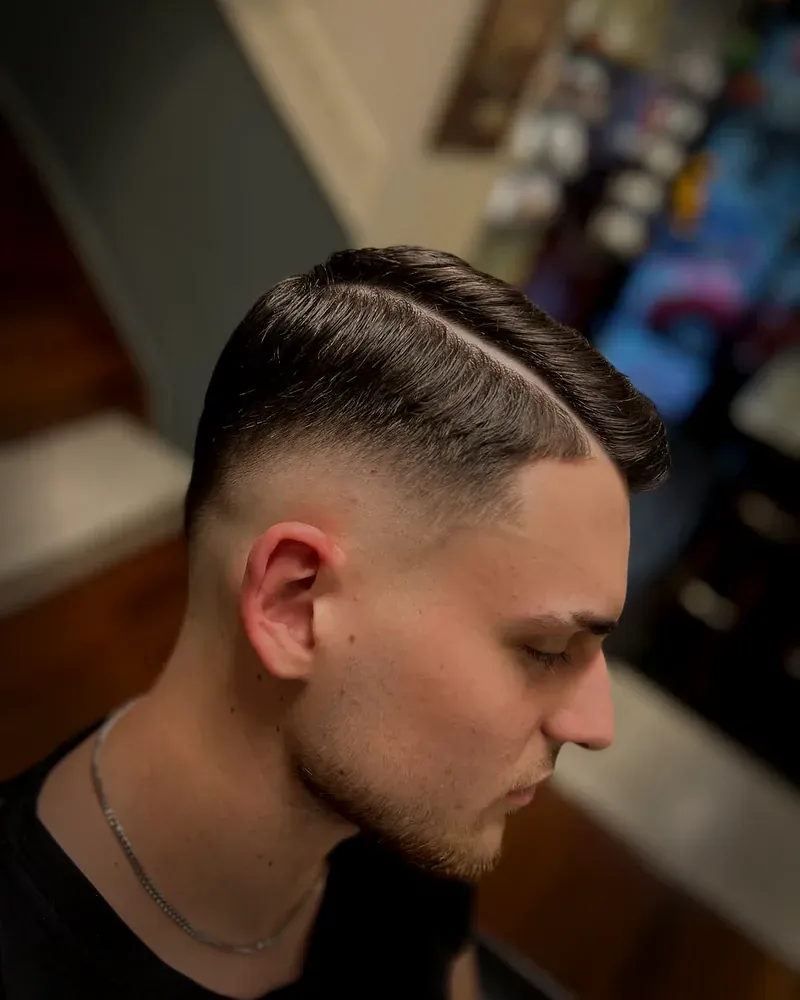 Side fade with a clean line